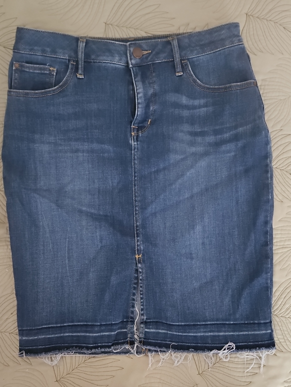 5FOR$30 a.n.a Blue Denim Pencil Skirt